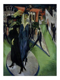 Potsdmer Platz Posters by Ernst Ludwig Kirchner