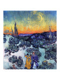 Paseo vespertino Pósters por Vincent van Gogh Paseo vespertino Pósters por Vincent van Gogh