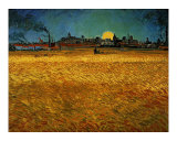 Summer Evening Near Arles Lámina giclée por Vincent van Gogh Summer Evening Near Arles Lámina giclée por Vincent van Gogh