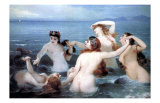Mermaids of the Sea Poster par Charles Edouard Boutibonne