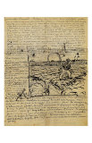Sketch of the Sower in a Letter to Emile Bernard reproduction procédé giclée par Vincent van Gogh