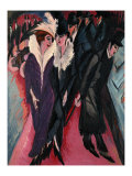 Street, Berlin Prints by Ernst Ludwig Kirchner