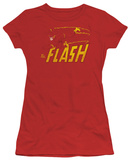 Juniors: DC Comics - The Flash - Speed Distressed T-shirts