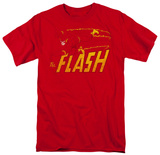 DC Comics - The Flash - Speed Distressed T-shirts