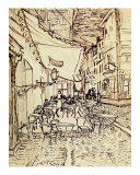 Study for the Cafe Terrace at Night Gicleetryck av Vincent van Gogh Study for the Cafe Terrace at Night Gicleetryck av Vincent van Gogh