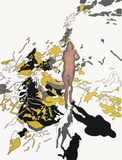 Une femme, un chien Collectable Print by Henri Aguiella