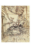 Study for the Cafe Terrace at Night Giclée-Druck von Vincent van Gogh