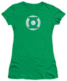 Juniors: DC Comics - Green Lantern Logo - Distressed T-shirts