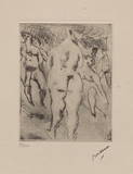 171 - Six femmes nues Edition limitée par Jules Pascin