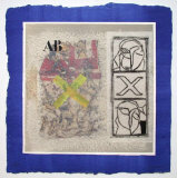 Personnage "X" et bleu Limited Edition by James Coignard