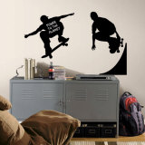 Chalkboard Skaters - Duvar Çıkartması