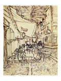 Study for the Cafe Terrace at Night Reproduction procédé giclée par Vincent van Gogh