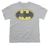 Youth: DC Comics - Batman - Retro Logo Distressed T-Shirt
