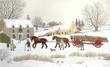 The Royal Oak in winter Edición limitada por Vincent Haddelsey