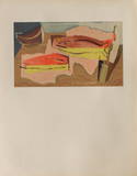 Nature morte aux poissons Edition limitée par Louis Marcoussis