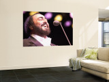 Luciano Pavarotti Wall Mural