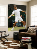 Roger Federer Wandgemälde
