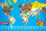 World Map - Beer Poster