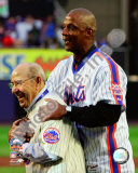 Yogi Berra & Darryl Strawberry Final Game at Shea Stadium 2008 Photo