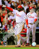 Ryan Howard & Chase Utley Game 4 of the 2008 MLB World Series Photo