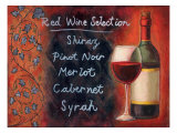Red Wine Selection Giclée-Druck von Will Rafuse