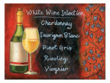 White Wine Selection Giclée-Druck von Will Rafuse