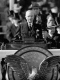 President Harry S. Truman Delivers Inaugural Address from Capitol Portico, January 20, 1949 Photographic Print