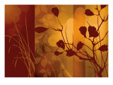 Scarlet Silhouette Giclee Print by Edward Aparicio