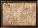 Map of the World Prints by Gerardus Mercator