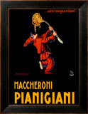 Maccheroni Pianigiani, 1922 Posters by Achille Luciano Mauzan