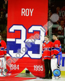 Patrick Roy & Carey Price Jersey Retirement Night 2008-09 Photo