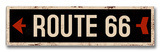 Route 66 arrow Wood Sign