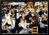 Le Moulin de la Galette Affiches par Pierre-Auguste Renoir