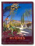 Hyeres French Riviera Beach Resort Wood Sign