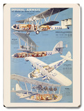 Imperial Airways Airline Wood Sign