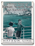 Picture Story of Hawaii Wood Sign