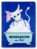 Monsavon au lait Wood Sign