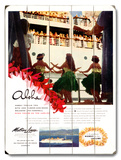 Matson Hula Boat Day at Aloha Tower Wood Sign