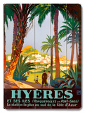 Hyeres Palm Beach Resort Wood Sign