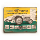 Lightweight Ford Tractor & Ferguson Wood Sign