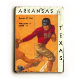 University of Arkansas VS Texas Wood Sign