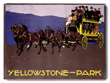 Yellowstone Park Carriage Wood Sign