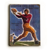 Boston College VS Syracuse Wood Sign