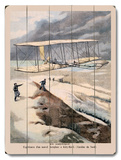 Kitty Hawk Wright Bros Biplane Wood Sign