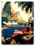Pan American Fly To South Sea Wood Sign