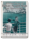 Picture Story of Hawaii Wood Sign