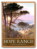 Hope Ranch Beach Santa Barbara Wood Sign