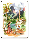 Tahiti Wood Sign