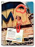 Matson Lines Aloha Wood Sign