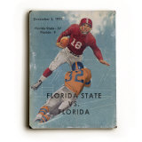 Florida State VS Florida Wood Sign